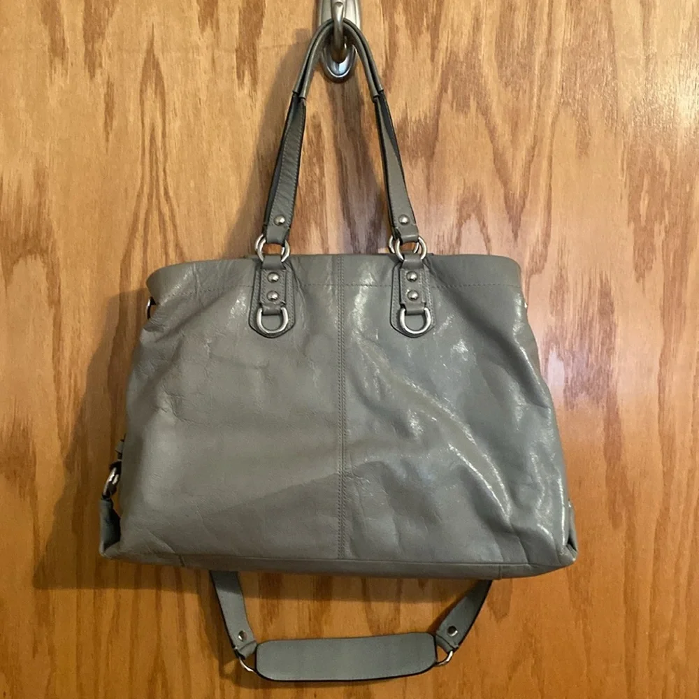 Coach Ashley Patent Leather Carryall - Picture 4 of 16